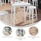 Flash Furniture Square 27.75" L, 27.75" W, 40" H, Metal Top, White CH-31330-WH-GG - alternate 10